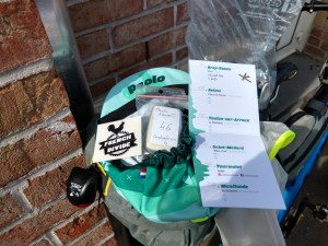 il pacco gara è un berrettino personalizzato